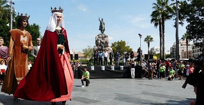 El centro de Palma acoge este sábado el XX encuentro de 'gegants'