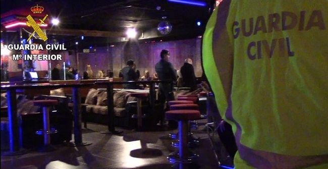 La operación Obsesión en clubs de alterne se salda con la desarticulación de 4 grupos criminales y 50 detenidos