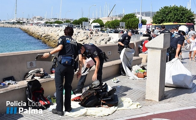 Decomisados más de 1.000 objetos de venta ambulante en Palma