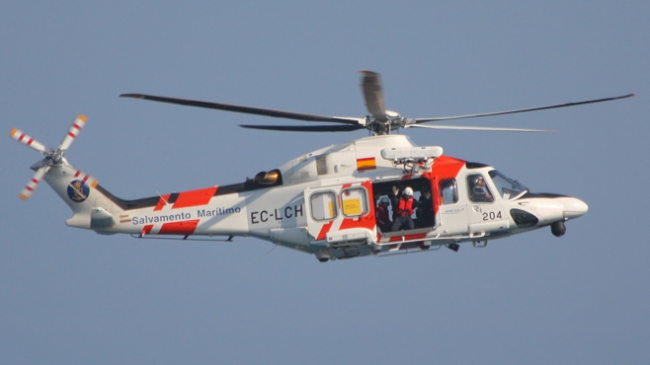 Salvamento Marítimo evacua en helicóptero a una pasajera de un crucero