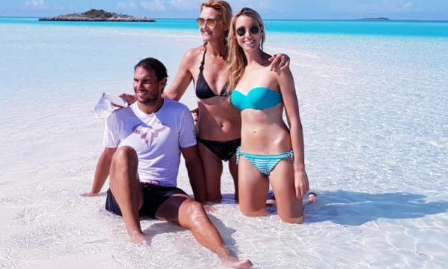 Rafa Nadal de vacaciones en las Bahamas
