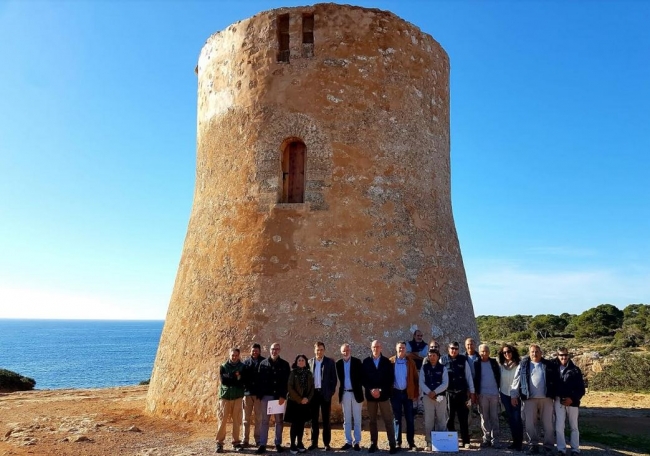 Finaliza el proceso de restauración de la Torre de Cala Pi