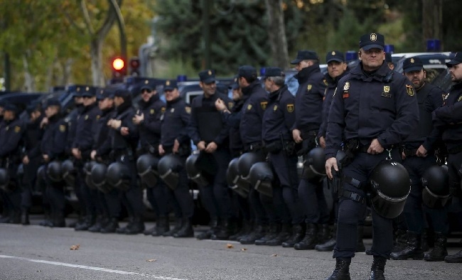La Policía Nacional activa el dispositivo de seguridad para proteger la final de la UEFA Champions League