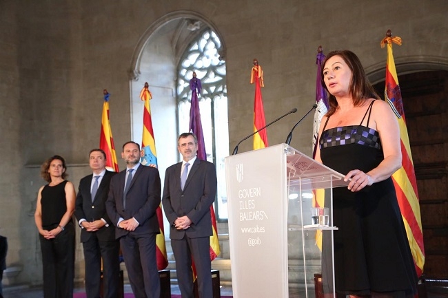 Francina Armengol toma posesión para “culminar los avances iniciados estos cuatro años”