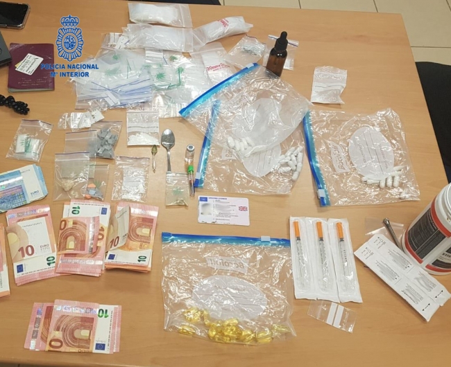 Un detenido por un delito contra la salud pública
 
