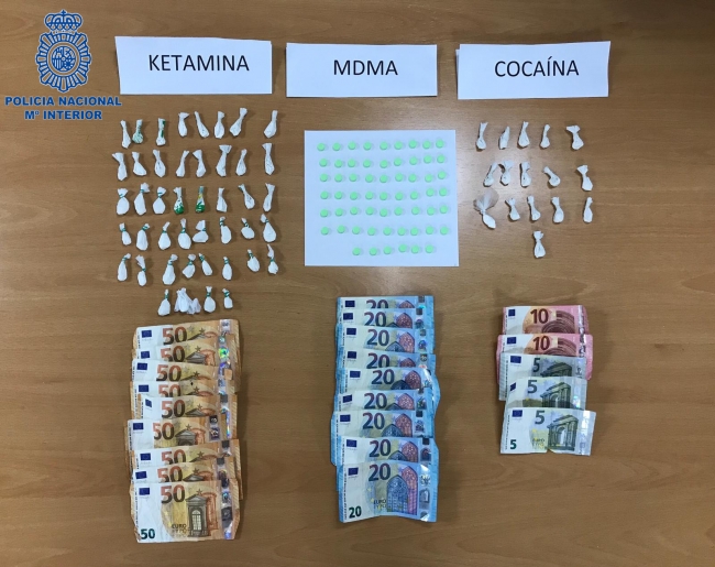 La Policía Nacional detiene a 4 personas por delitos contra la salud pública