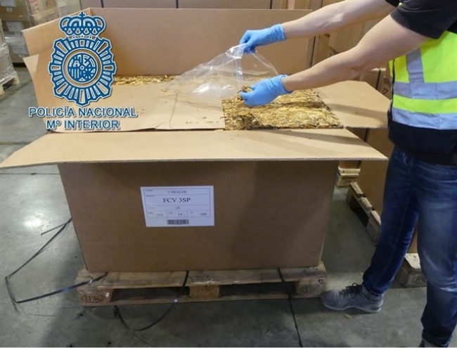 Desarticulada una red que vendía tabaco de contrabando en Internet y lo distribuía a nivel nacional