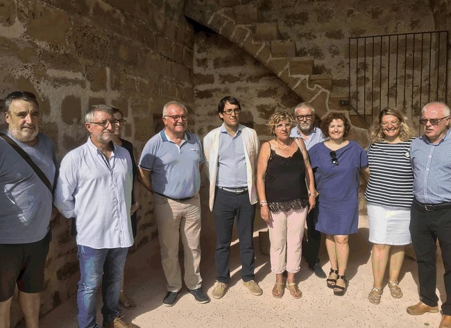 Inaugurado el nuevo tramo de la murada medieval en Alcúdia, financiada con la recaudación del ITS