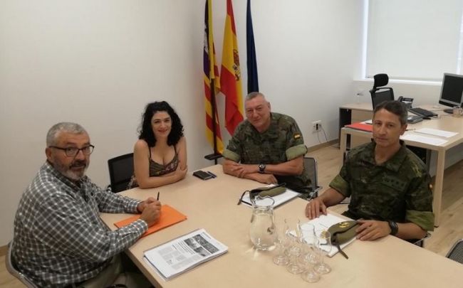 La Comandancia General de Baleares y el Govern reforzarán las vías de colaboración en situaciones de emergencia