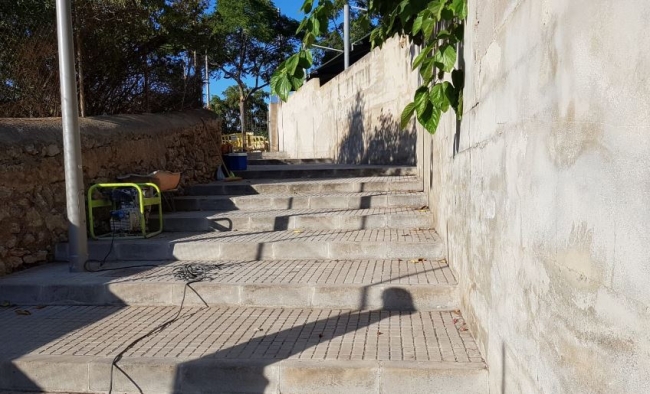 Abren un acceso directo en la calle Joan de Saridakis para los vecinos de las calles Puig d'Alaró y Puig de Randa