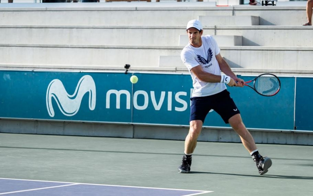 Andy Murray en Manacor, listo para el Rafa Nadal Open