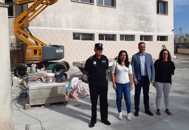 Recta final para reabrir la comisaría de Policía de Son Gotleu que se tuvo que cerrar por un incendio