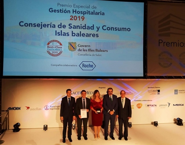 La conselleria de Salud y Consumo, ganadora del premio Best in Class 2019 a la Mejor Gestión Hospitalaria 