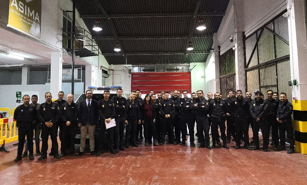 Cerca de 120 policías nacionales realizan un curso
de Seguridad Ciudadana en el Antiguo Parque de Bomberos ASIMA
