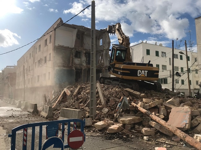 Ayuntamiento de Palma derriba el bloque VIII de Corea, en el Camp Redó de Palma