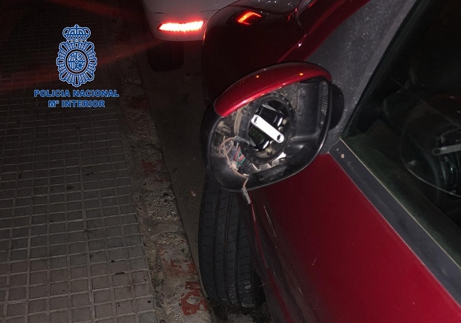 La Policía Nacional detiene a un varón por daños en multitud de vehículos