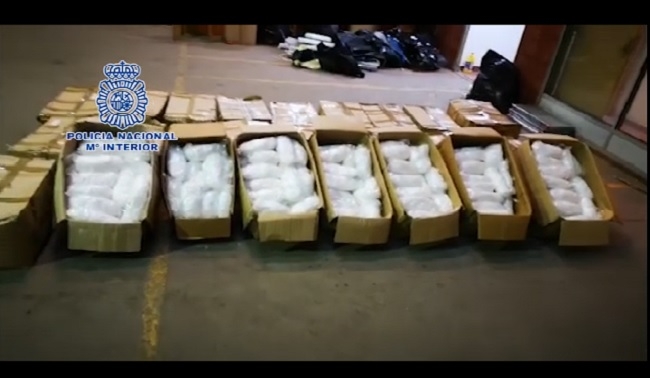 La Policía Nacional realiza la mayor incautación de metanfetamina de la historia de España