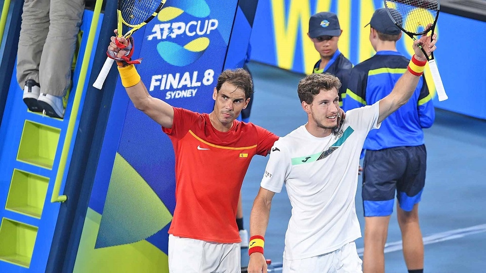 Nadal y Carreño remontan y España pasa a semifinales del Mundial ATP