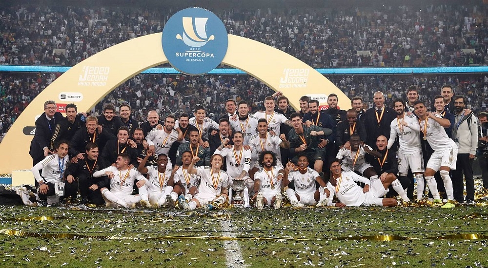 El Real Madrid conquista  su undécima Supercopa de España de su historia