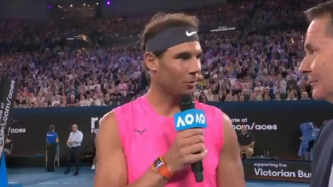 Nadal y Federer donan 250.000 dólares contra los incendios de Australia