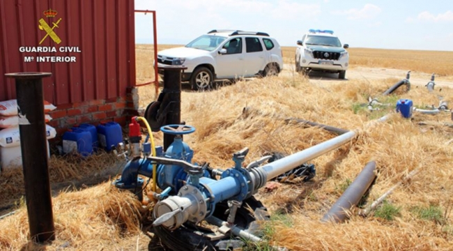 La Guardia Civil detiene e investiga a 107 personas por la extracción de agua de más de 1.400 pozos ilegales