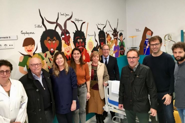 Urgencias Pediàtricas del Hospital de Manacor estrena la decoración «Aprenem amb na Marga», de la asociación Na Marga Somriu