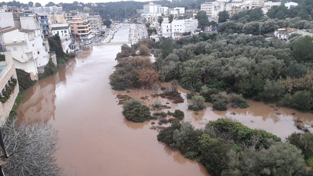 Desperfectos y pérdidas materiales en los puertos de las Islas Baleares debido a la borrasca Gloria