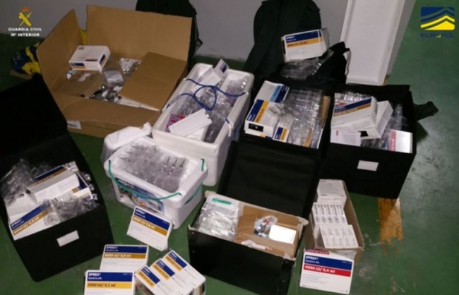 La Guardia Civil desarticula una organización delictiva dedicada a traficar con EPO para deportistas a nivel nacional e internacional