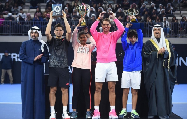 Rafa Nadal y David Ferrer inauguran la Rafa Nadal Academy Kuwait