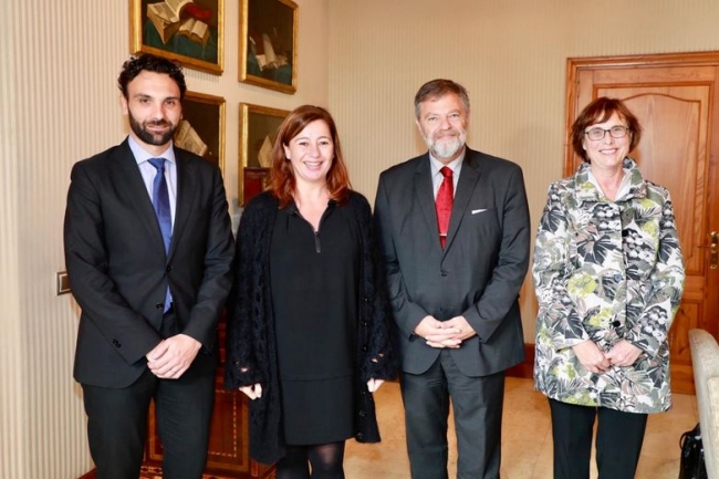 Audiencia de la presidenta Armengol con el embajador de Alemania en España
