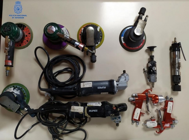 Un detenido por el robo de herramientas en la empresa en la que trabajaba