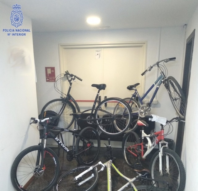 Dos detenidos en Palma por el robo de varias bicicletas 