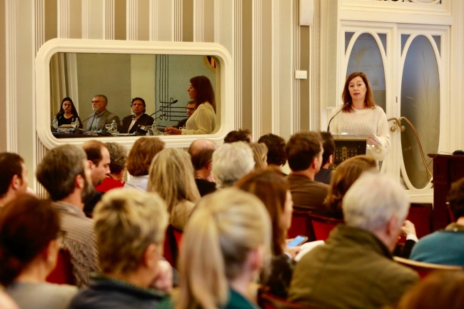 Armengol hace un llamamiento a lograr un pacto para la protección del Mediterráneo