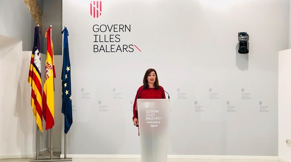 Armengol pide al Gobierno la 'restricción temporal' de las conexiones con las Islas