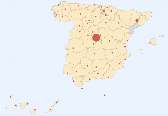 309 fallecidos por coronavirus y 8.794 infectados en España