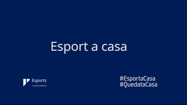 El Consell posa en marxa «Esport a casa», unitats didàctiques en vídeo, relats d’esportistes, i sessions esportives en línia