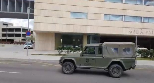 Medicalizan el hotel Meliá Palma Bay con el apoyo del Ejército