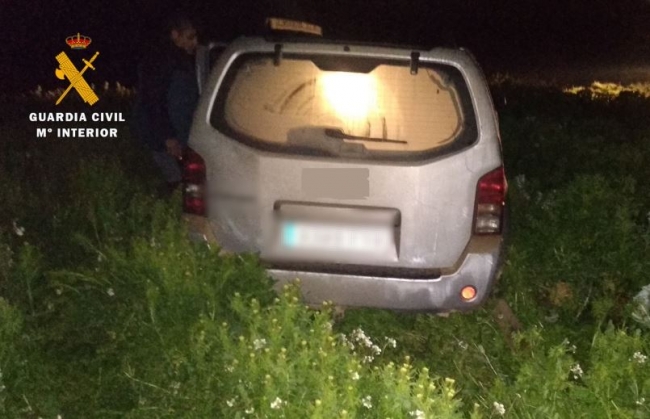 La Guardia Civil auxilia a dos personas tras salir al campo incumpliendo la prohibición decretada por el Estado de Alarma