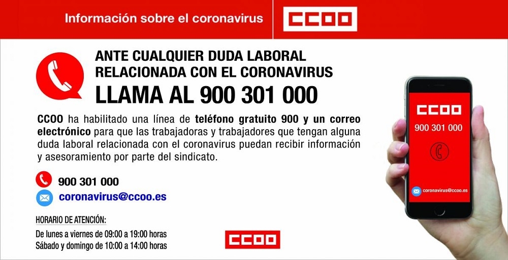 CCOO y UGT demandan más protección social para los trabajadores y trabajadoras afectados por la crisis