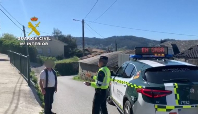 La Guardia Civil localiza a una persona haciendo ejercicio físico que simuló encontrarse mal para evitar ser denunciado
