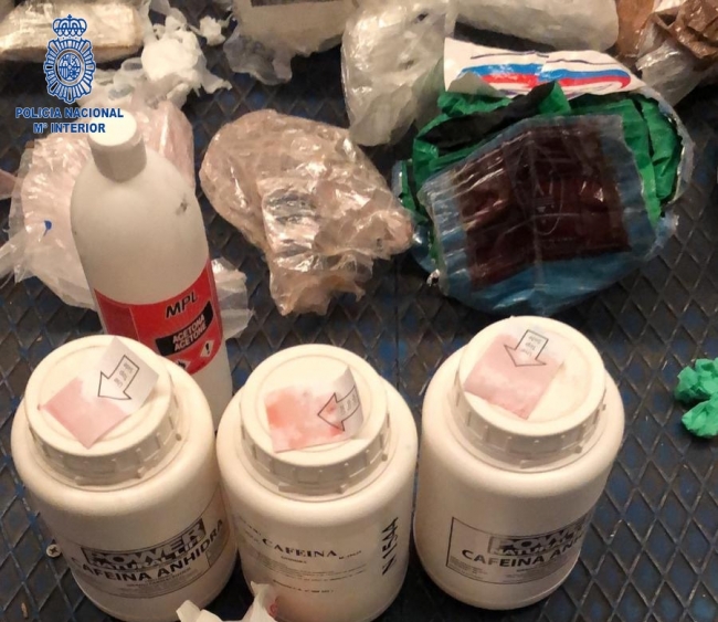 La Policía Nacional interviene 1 kilo de cocaína y 2 Kilos de heroína