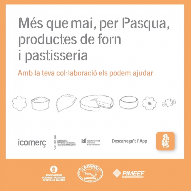 Una campaña de promoción del IDI incentiva la compra de productos de Pascua en los hornos y pastelerías de las Baleares