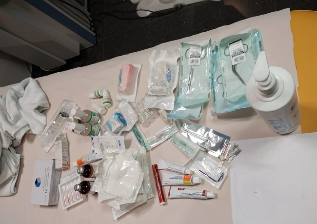 Detenida por el hurtó de material quirúrgico después de que le dieran el alta hospitalaria