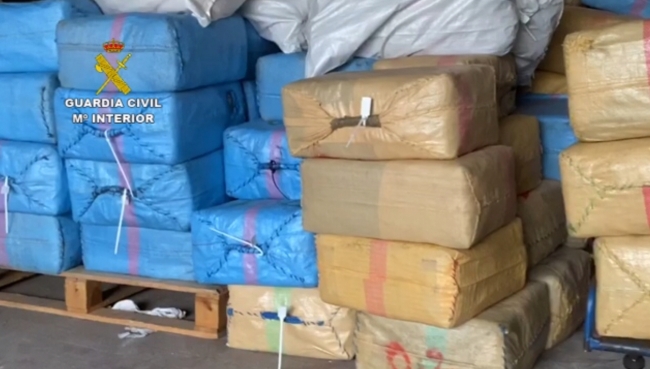 La Guardia Civil interviene más de dos toneladas y media de hachís