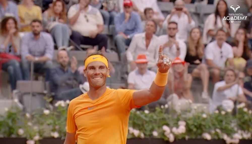 Nadal lanza un mensaje de ánimo a los españoles