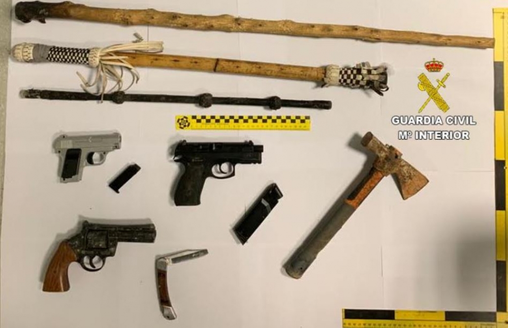 La Guardia Civil  detiene a 6 personas por el asalto de una vivienda de Cala Vedella en Ibiza 