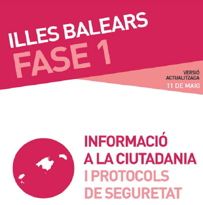 Editan una guía para informar a los ciudadanos de las medidas a seguir y las actividades permitidas en la fase 1