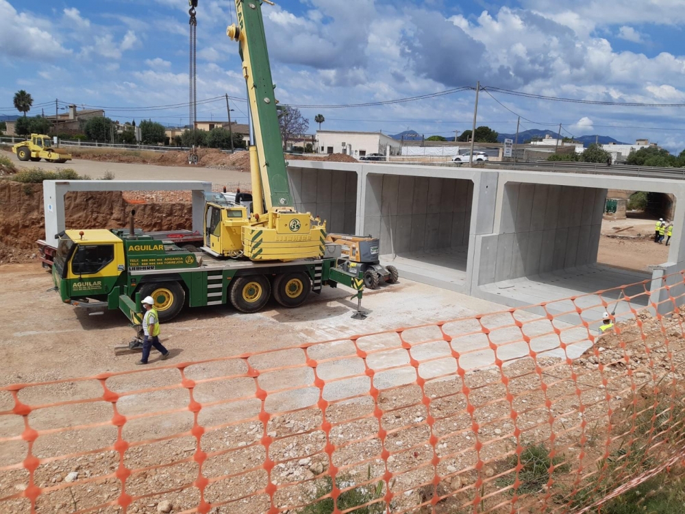 Avanza a buen ritmo la obra proyectada por el Consell al Torrent Gros