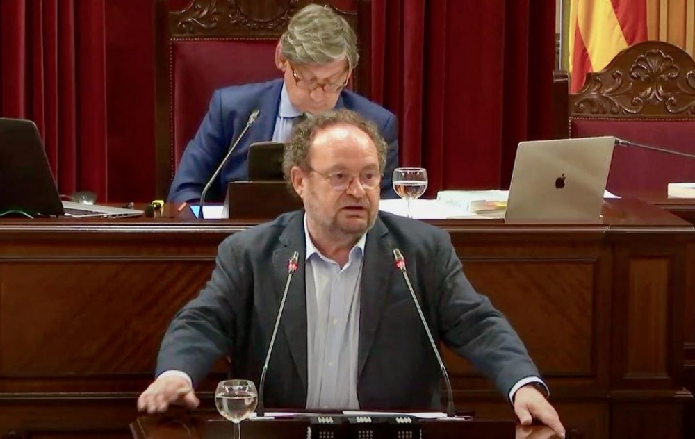 Damià Borràs: 'los valores medioambientales de la derecha de Baleares se alejan por completo de los valores medioambientales que defiende la derecha europea'