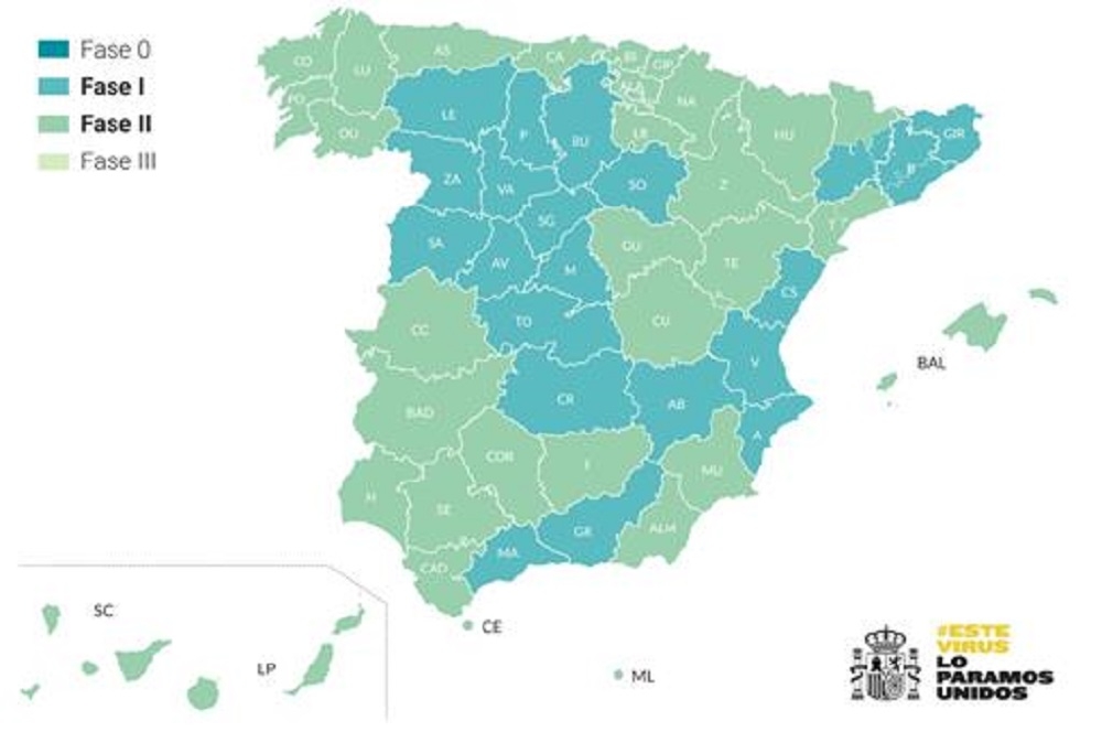 Salvador Illa: 'El lunes toda España estará, al menos, en fase 1 y el 47% de la población en fase 2'